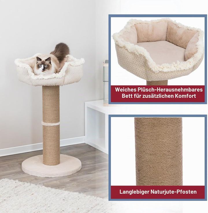 Kratzbaum Boho, Beige, 83 cm, beige