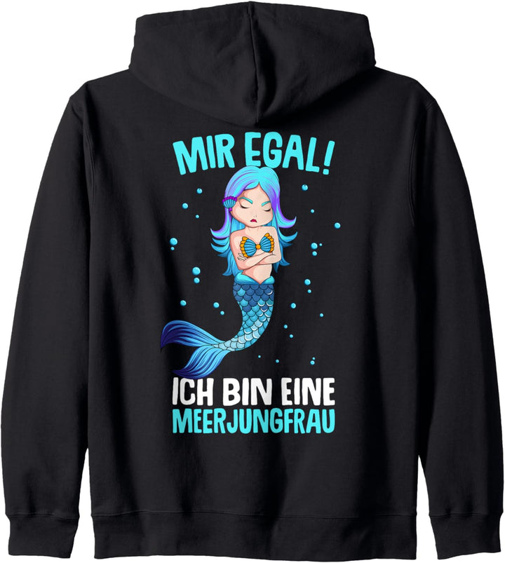 Meerjungfrau Mädchen Damen Kapuzenjacke
