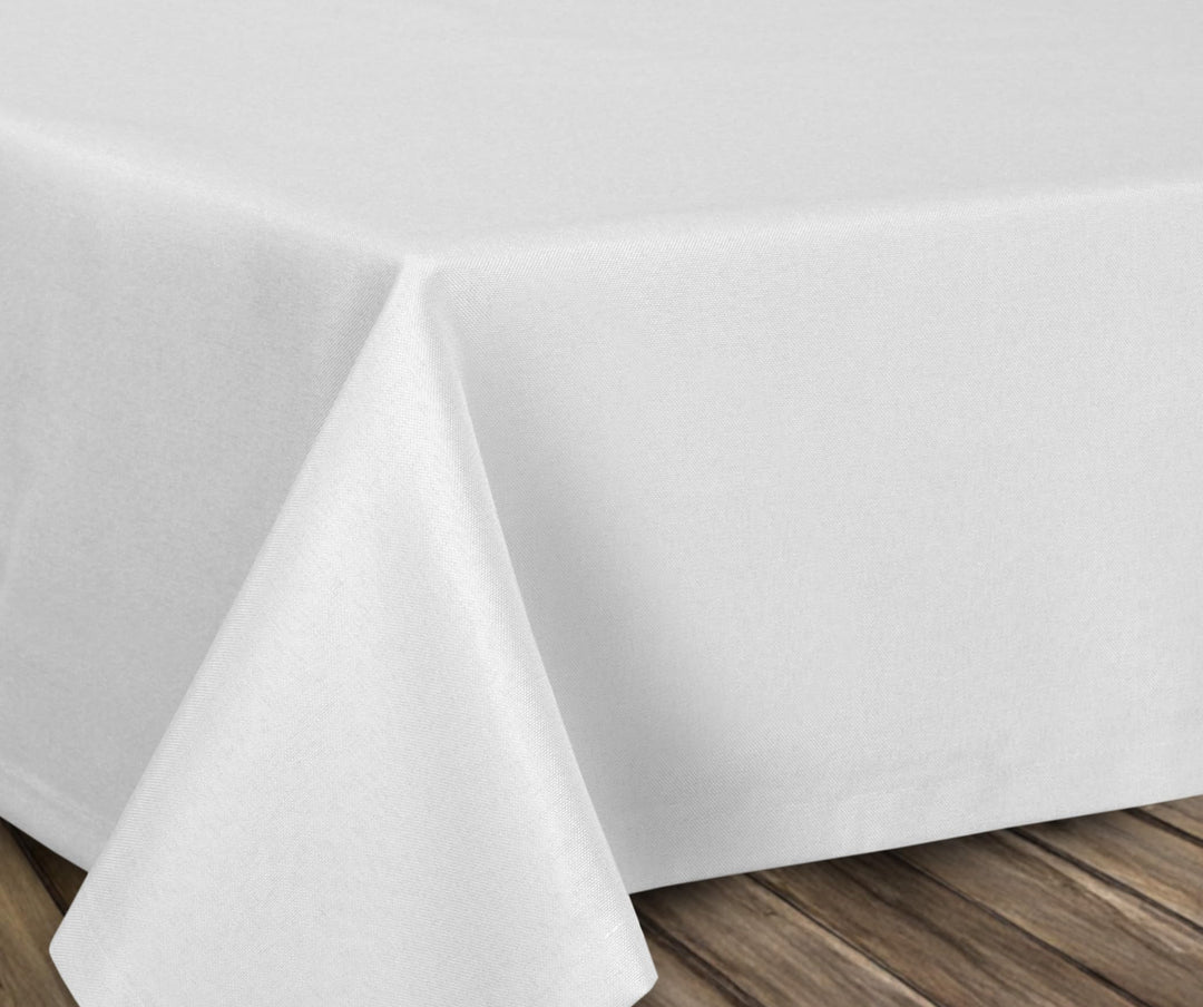 BEAUTEX fleckenabweisende und bügelfreie Tischdecke - Tischtuch mit Lotuseffekt - Tischwäsche in Lei