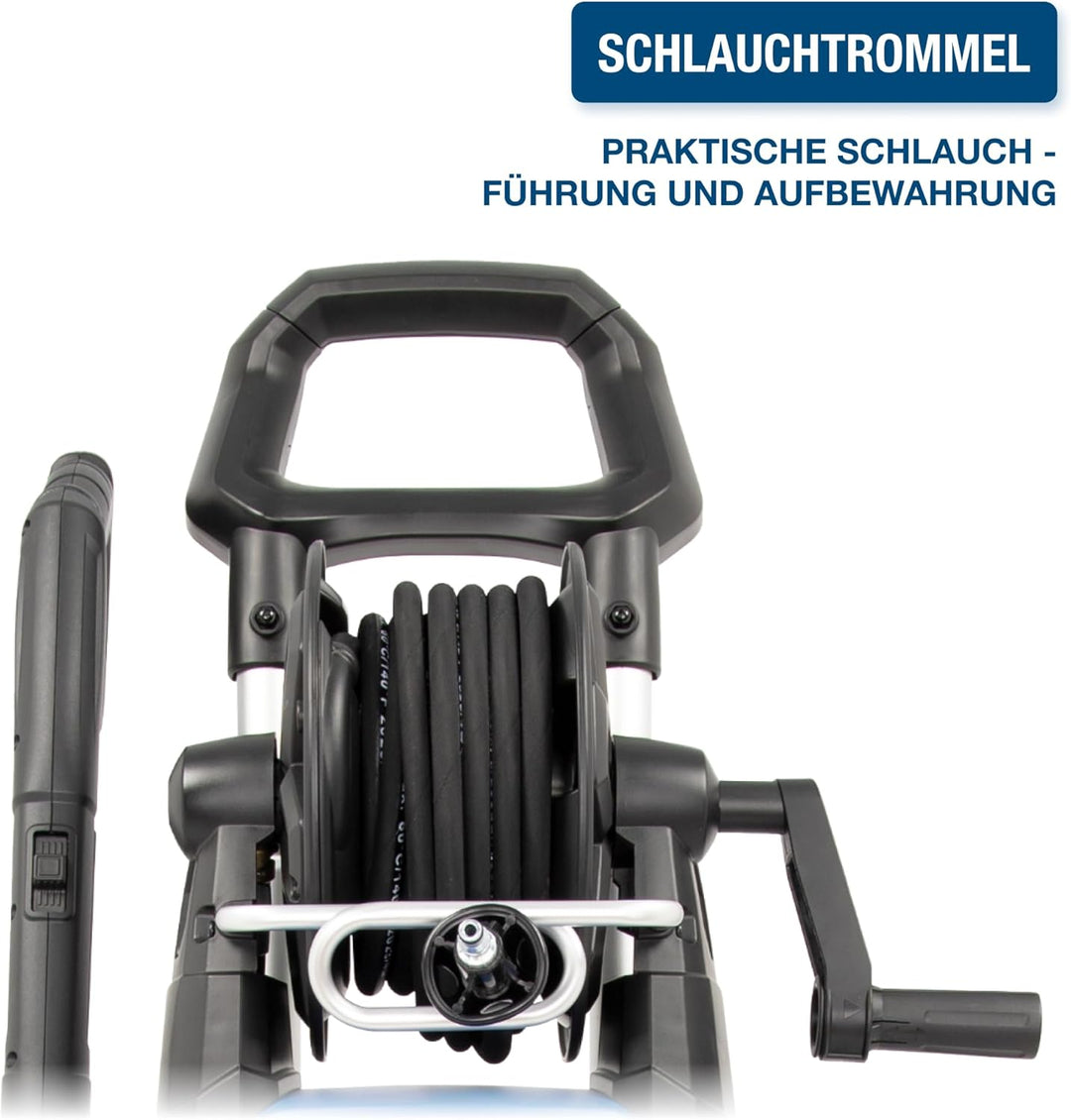 HYUNDAI Hochdruckreiniger HPW2000CE, max. 160 bar - 450 l/h, 2000 W, verdreh-sicherer 10m Schlauch,