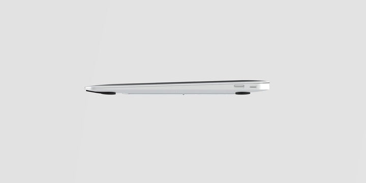 Paper-Thin MacBook Stand, Laptop Riser, Slim Portable Ergonomic Ventilated Stand, 6 Adjustable Heigh