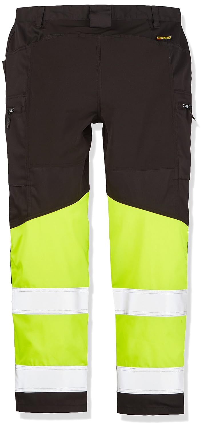 Blakläder 155118119933D96 Warn-Bundhose Grösse mit Stretch in schwarz/gelb, D96 D96 Black / Yellow,