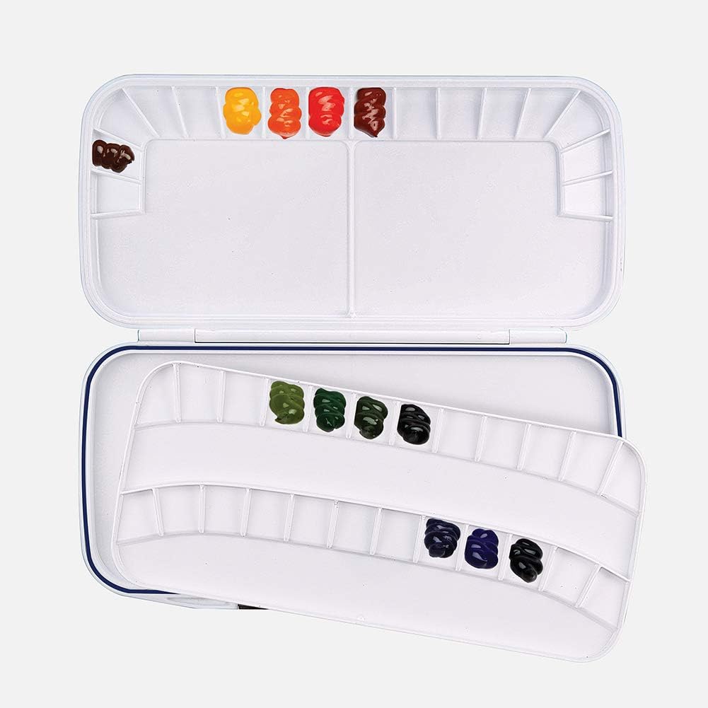 Mijello Luftdichte Doppeldecker-Palette, 40 Wells