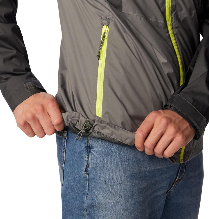 Columbia Herren Inner Limits 2 Jacket Wasserdicht Regenjacke (1er Pack), City Grey/Shark