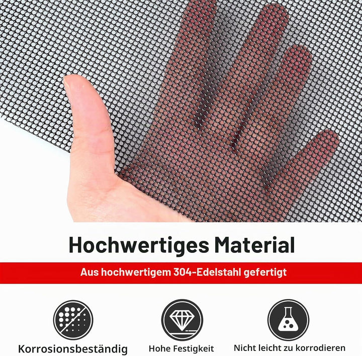 AggAuto Edelstahl Auto Grillnetzbildschirm, mit 304SS-Drahtgeflecht beschichteter 304SS-Gitter, Auto