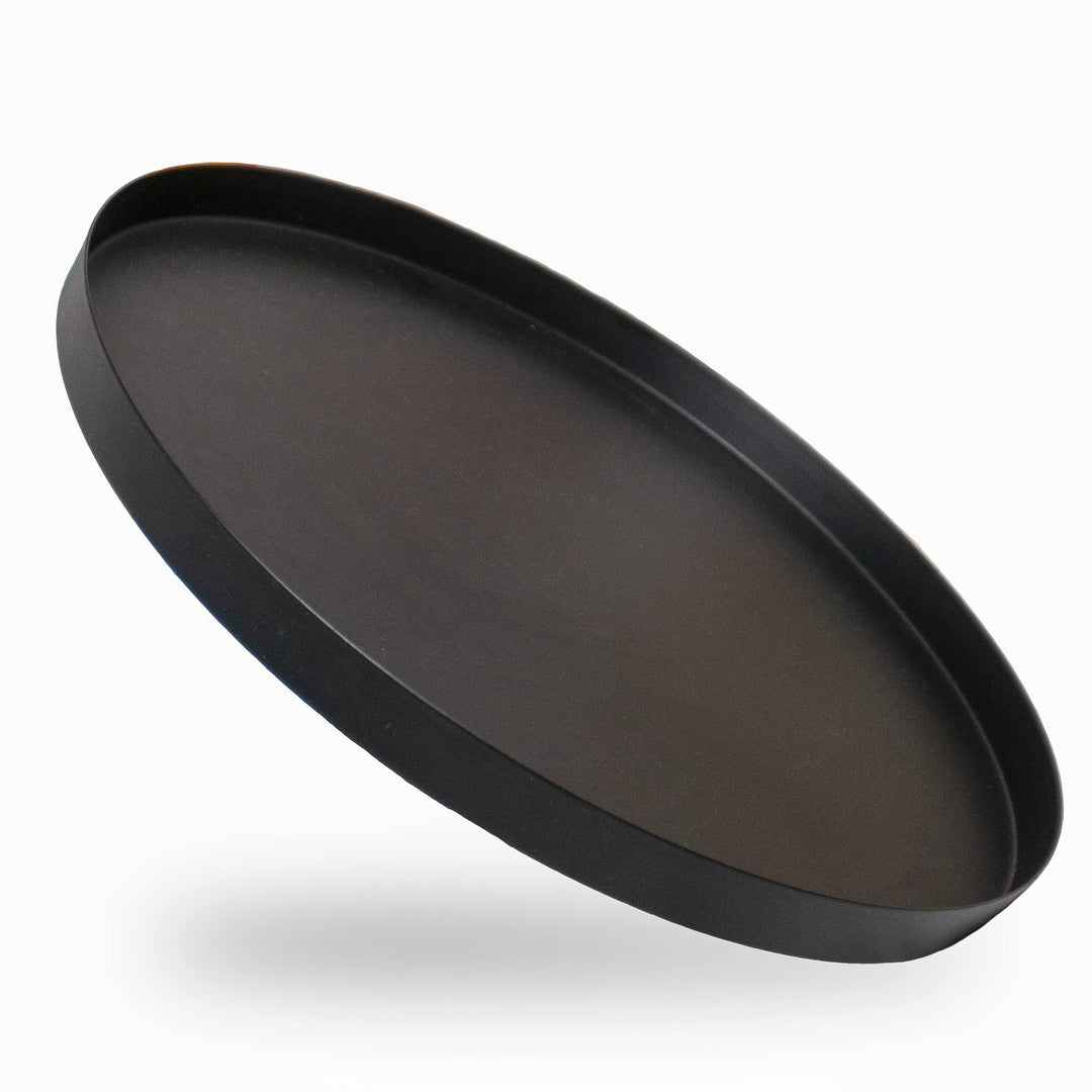 draadwerk® Deko Tablett Schwarz ø30cm, Schwarz