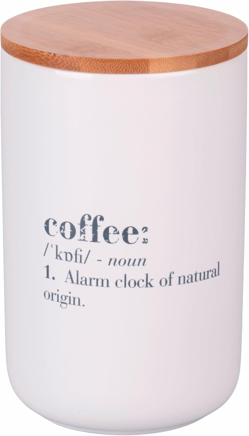 Villa d'Este Home Tivoli 1996 Victionary Kaffeedose 1000 ml aus Keramik mit Bambusdeckel