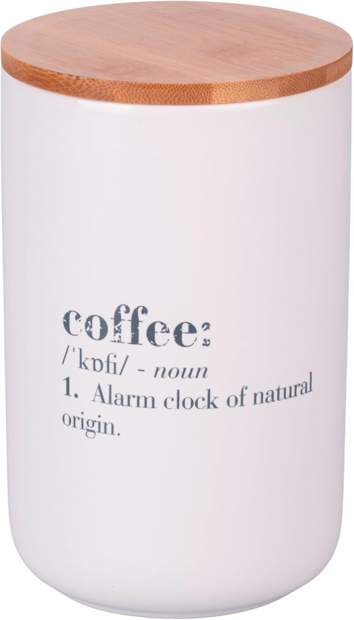 Villa d'Este Home Tivoli 1996 Victionary Kaffeedose 1000 ml aus Keramik mit Bambusdeckel