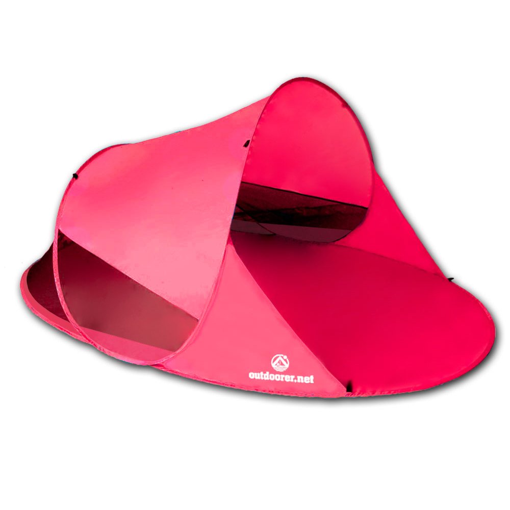 outdoorer Pop up Strandmuschel Zack II - Wurf-Strandmuschel mit UV-Schutz 60, Sonnenschutz und Winds