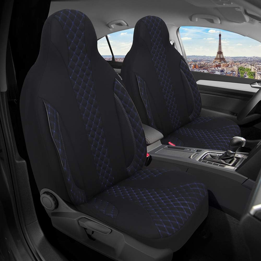 BREMER SITZBEZÜGE Mass Piloten Auto Schonbezüge kompatibel mit Toyota Aygo 2 Fahrer & Beifahrer ab 2