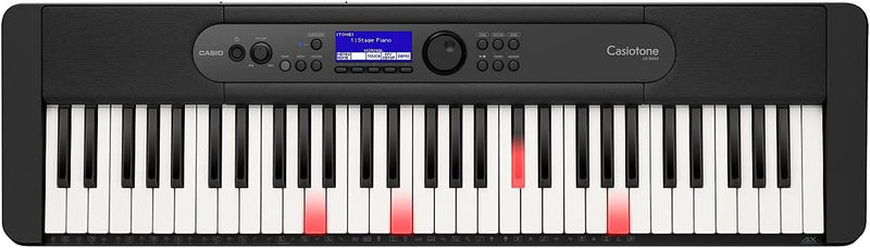 Casio LK-S450 CASIOTONE Top Leuchttastenkeyboard mit 61 anschlagdynamischen Tasten im Piano-Look, sc