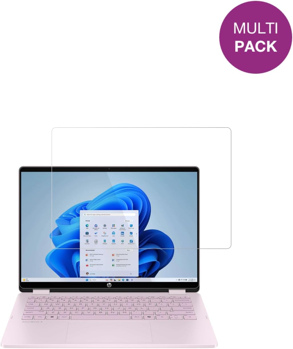 dipos I 2x Schutzfolie klar passend für HP OmniBook 5 Flip 14 FP0765ng Folie Displayschutzfolie, Ult