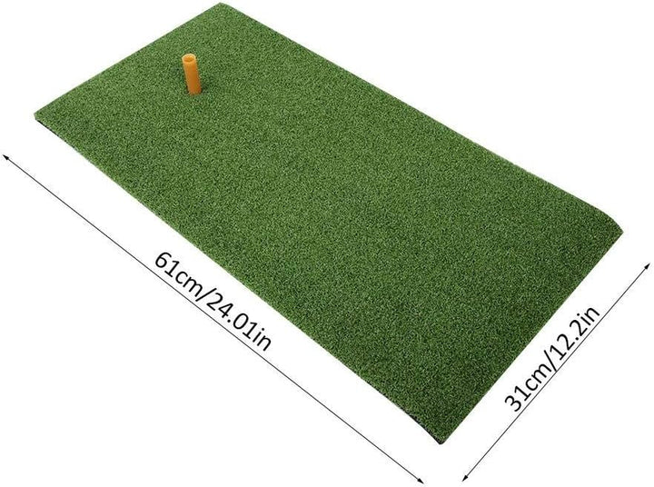 Vikye Golfmatte, 24x12,2x0,6 Zoll Golf Trainingsnetz Golf Schlagmatte Indoor Home Outdoor Golf Swing