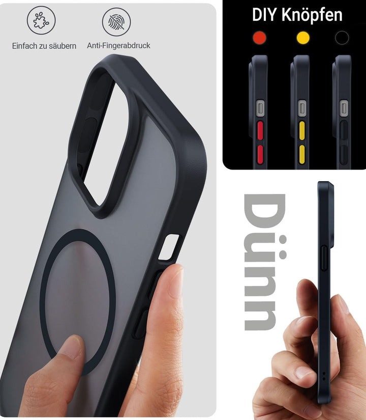 TORRAS [2023 Neu] Magnetisch für iPhone 14 Hülle Stabilste Handyhülle iPhone 14 [Super Stossfest und