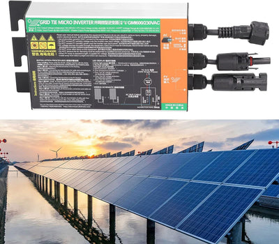 Alomejor Solar Micro Inverter 230V 600W IP55 Wasserdichter MPPT Grid Tie Micro Inverter für Kleine S