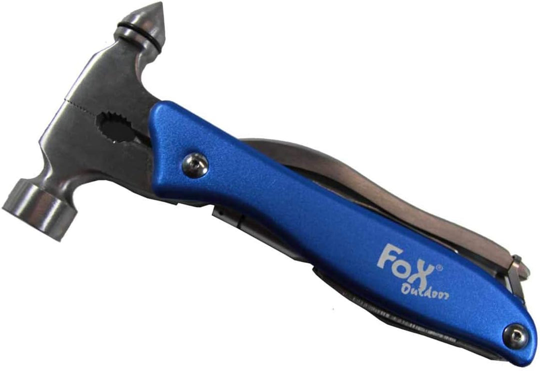 Multifunktionswerkzeug/Werkzeugset"Worker" mit Hammer, LED-Lampe + Gürteltasche