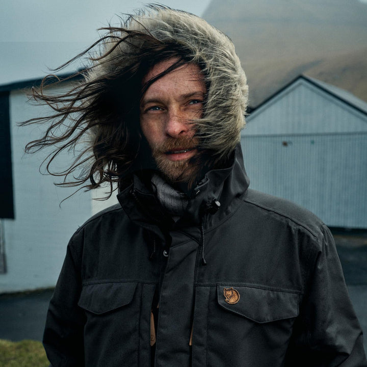 Fjällräven Herren Nuuk Parka S Dark Oak, S Dark Oak