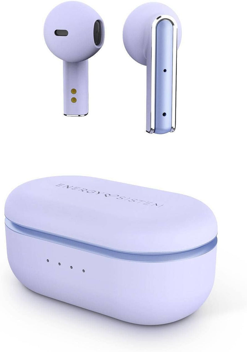 Energy Sistem Earphones True Wireless Style 4 Violet (Kopfhörer zum kabellosen Musikgenuss Kompaktes