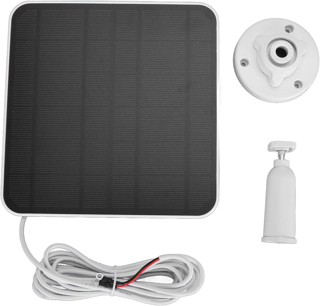 12 W Solarpanel für Türklingel, IP66 Wasserdichtes Solarpanel Ladegerät für Nest/Eufy Doorbell 2K Ka