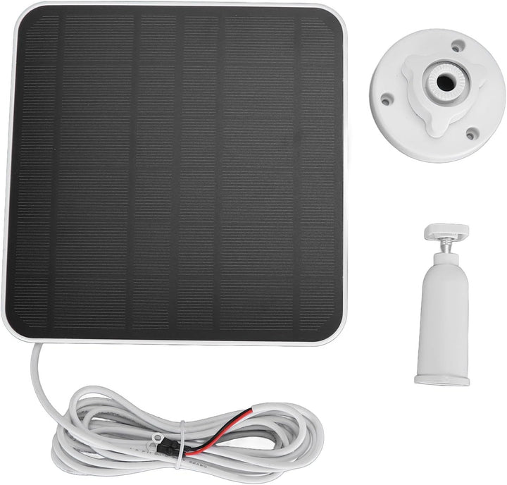 12 W Solarpanel für Türklingel, IP66 Wasserdichtes Solarpanel Ladegerät für Nest/Eufy Doorbell 2K Ka