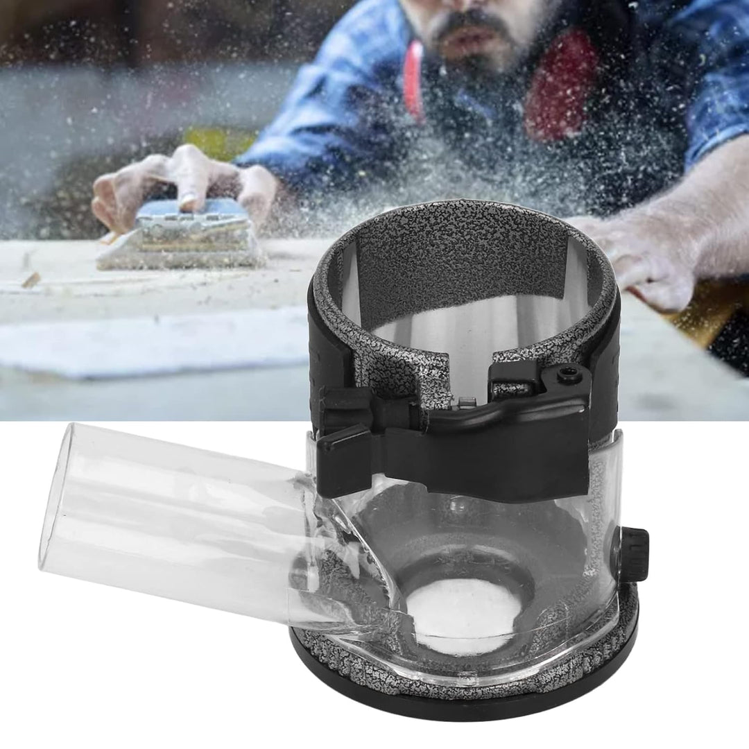 Trimmerbasis, Verstellbare Oberfräsenbasis Mit Staubsammler, Oberfräsen-Nutenbasis Für Holzbearbeitu