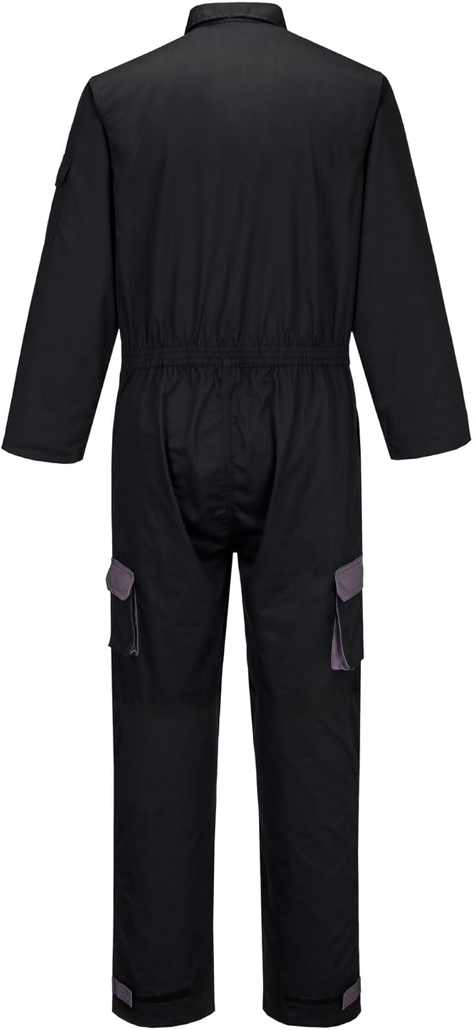 Portwest Portwest Texo Kontrast Overall, Grösse: XXL, Farbe: Schwarz, TX15BKRXXL Schwarz XXL, Schwar