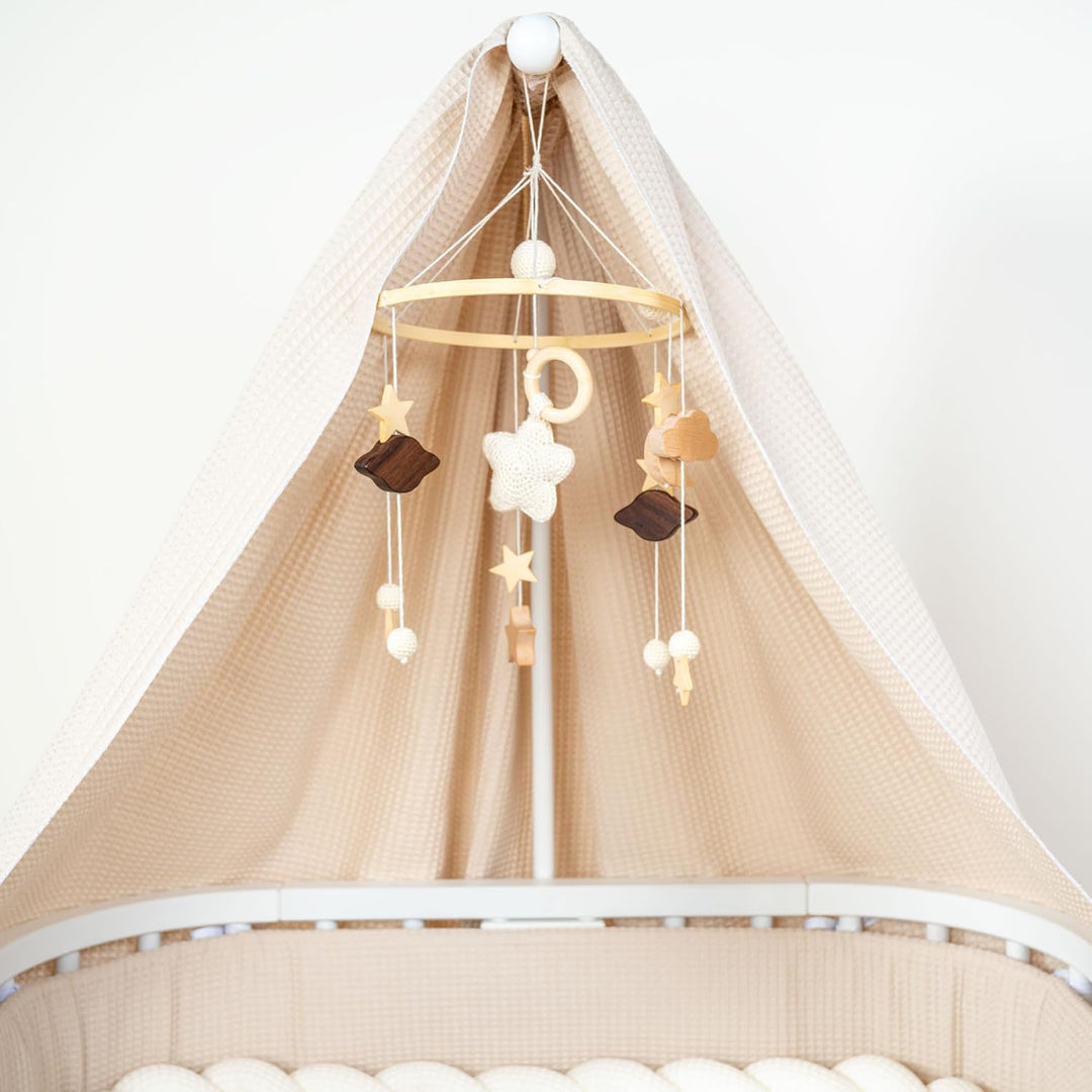 babybay Himmel Voile für Mobilehalterung passend für alle Modelle bis 96 cm Länge, transparent, Tran