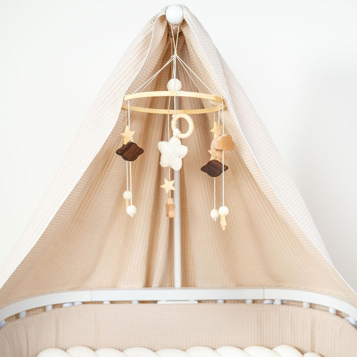 babybay Himmel Voile für Mobilehalterung passend für alle Modelle bis 96 cm Länge, transparent, Tran