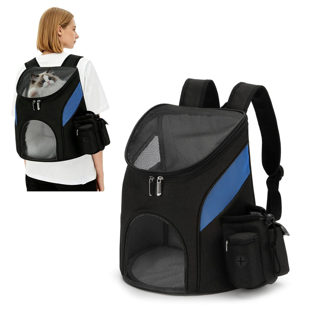 PETCUTE Hunderucksack Katzenrucksack Rucksack für kleine Hunde Haustiertragetasche Taschen mit Abneh