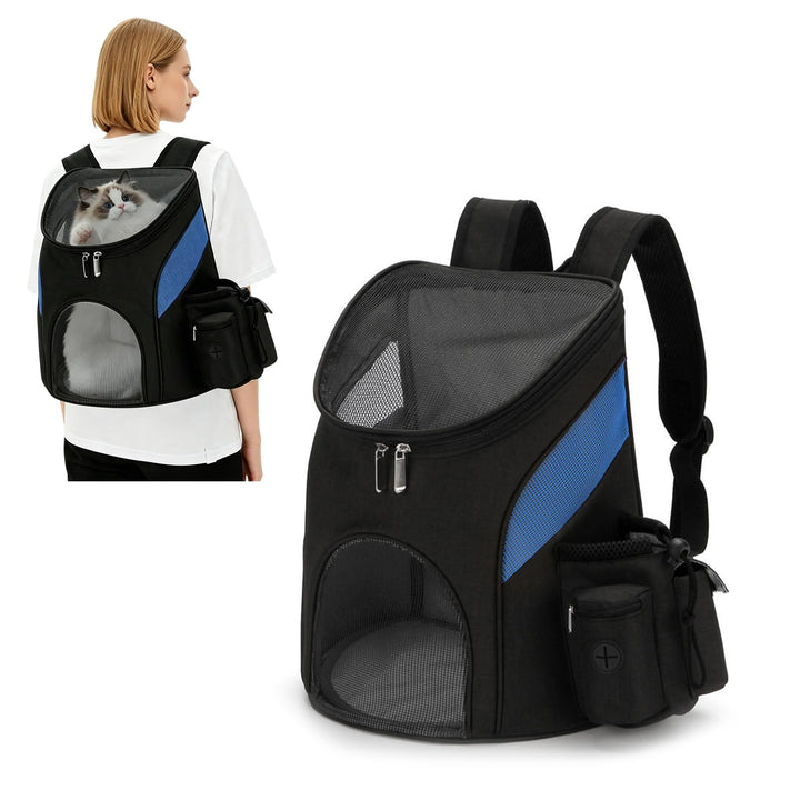 PETCUTE Hunderucksack Katzenrucksack Rucksack für kleine Hunde Haustiertragetasche Taschen mit Abneh