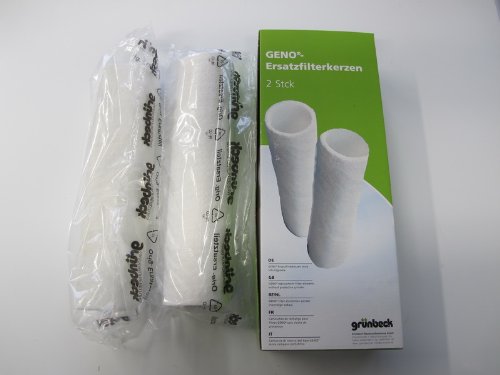 Grünbeck Ersatzfilter für Wasserfilter Typ FS 2" 2er Pack (50 µm ohne Schutzglocke) *** (Filterhülse