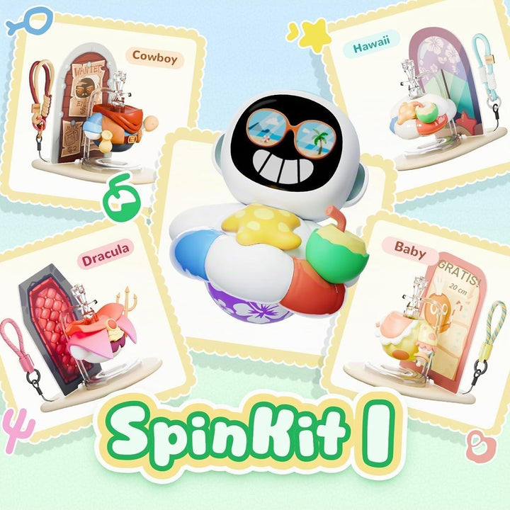 Eiliko Swappable Themed Bodies SpinKit I - Kommt mit 8 Themenkörpern, die zu Ihrer Stimmung oder Ihr