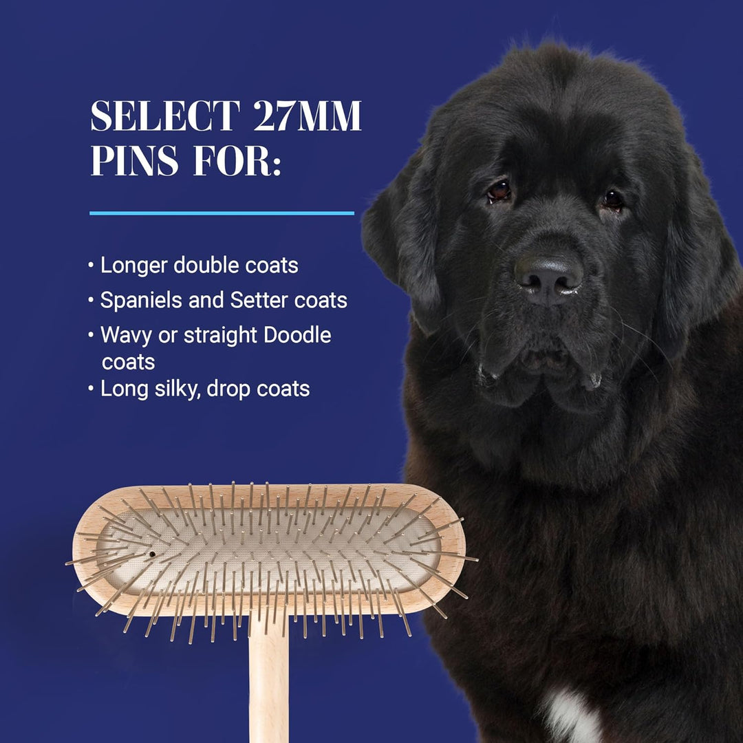 Chris Christensen T-Brush for Pets 27mm 27mm Pins, 27mm Pins