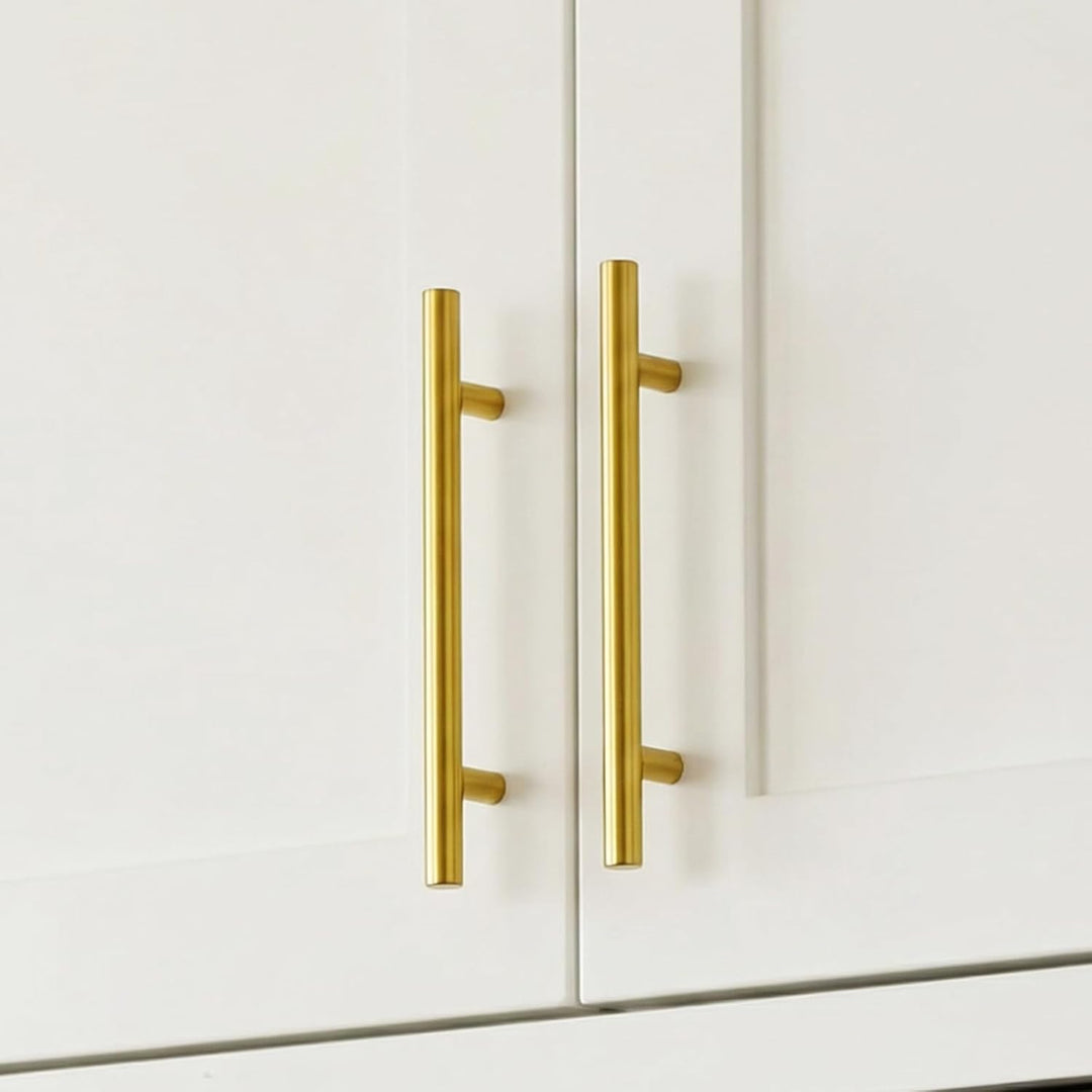 20 Stück LONTON Küchengriffe 160mm lochabstand Griffe für Küchenschränke Gold Möbelgriffe, Schrankgr