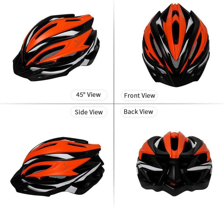 ioutdoor Premium Fahrradhelm, CE CPSC Zertifikat, Radhelm mit Abnehmbarer Sonnenblende und Insektenn