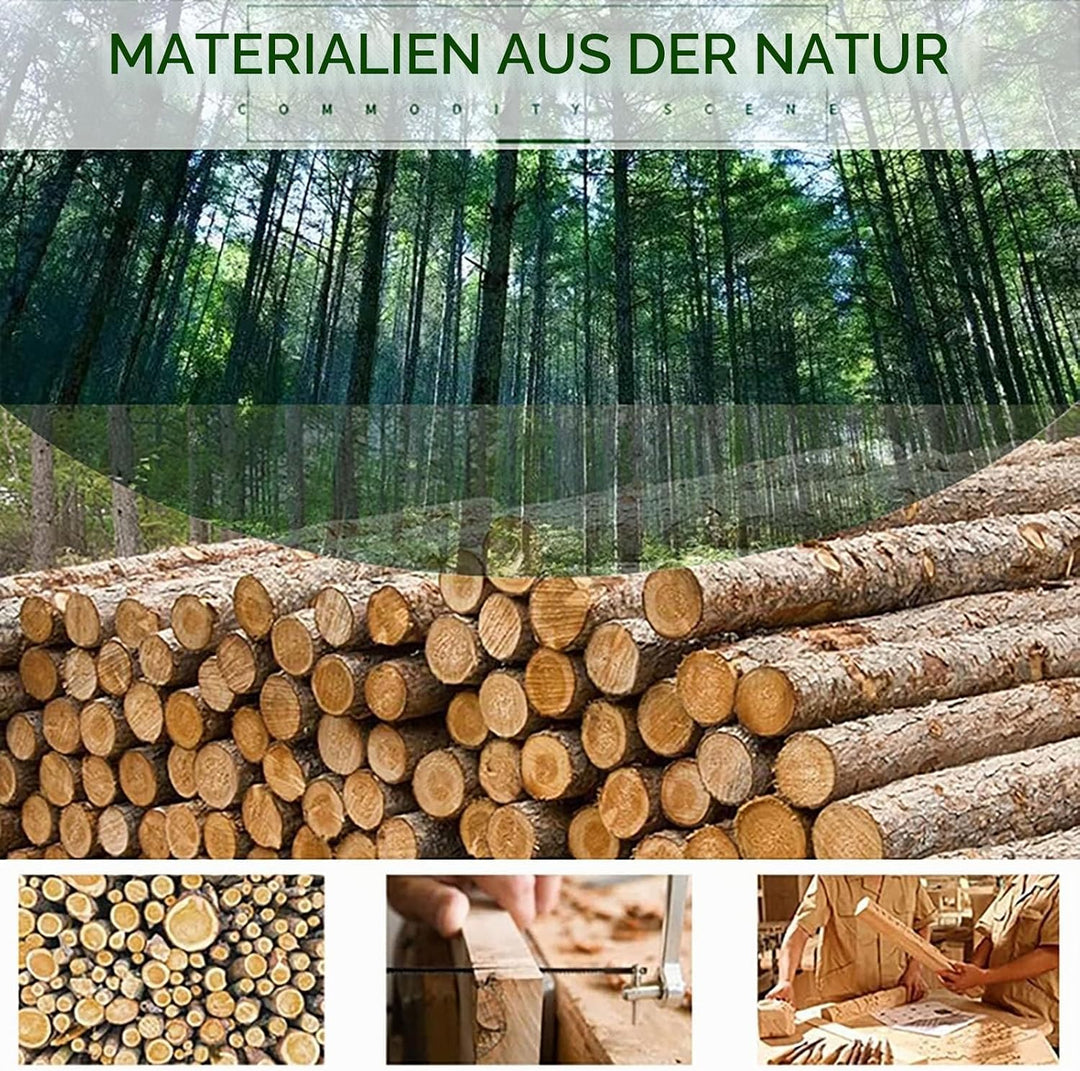 Pflanzenständer aus Holz für den Aussenbereich, gestuftes Pflanzenregal für Garten, Hof, Terrasse un