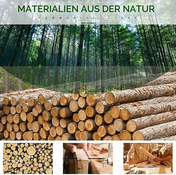 Pflanzenständer aus Holz für den Aussenbereich, gestuftes Pflanzenregal für Garten, Hof, Terrasse un