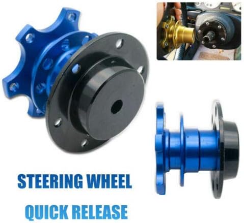 TOTMOX Quick Release Lenkrad-Schnellspanner Blau, Blau
