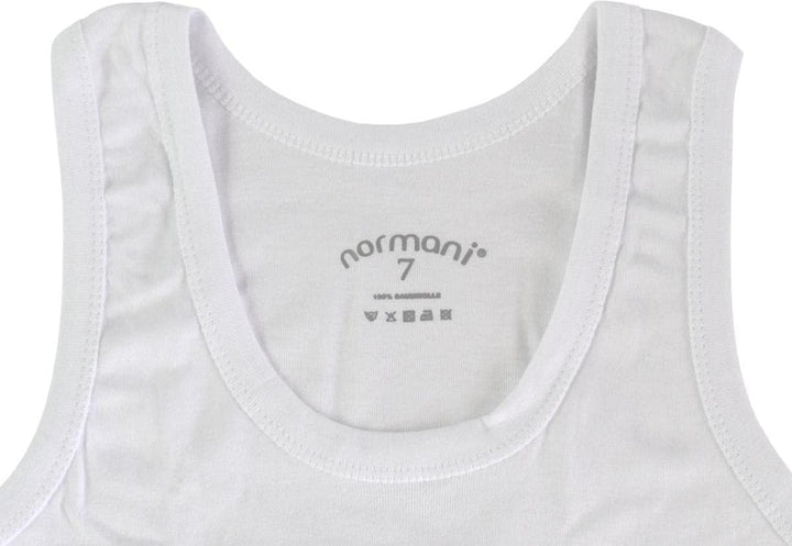 10 x Tank Top Weiss - Herren Unterhemd Feinripp (glatt) - Sportjacke - 100% gekämmte Baumwolle einla
