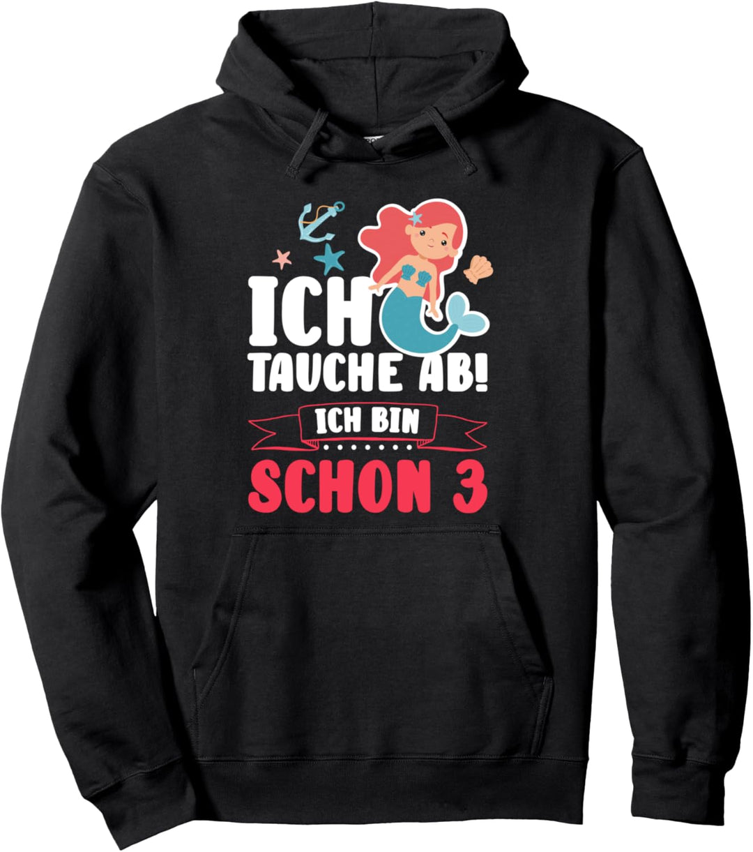 3. Geburtstag 3 Jahre alt Mädchen Pullover Hoodie