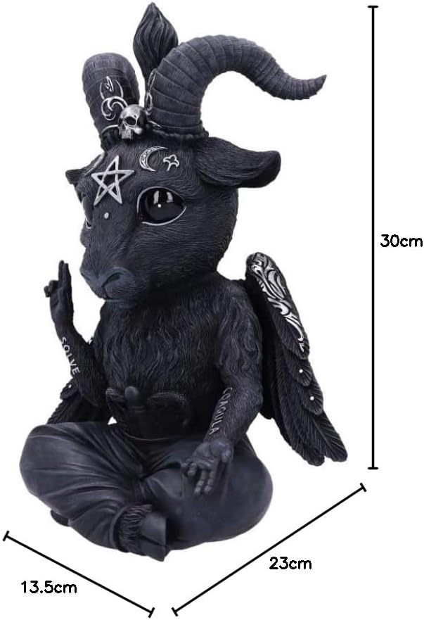 Nemesis Now Cult Cuties Baphoboo Baphoboo 30 cm (gross), Harz, schwarz, Cult Cuties Baby Baphomet Fi