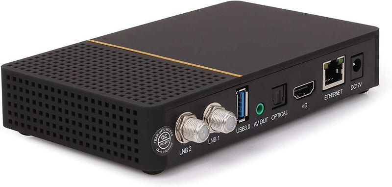 AX Multibox Twin 4K UHD E2 Linux Twin Sat-Receiver mit PVR Aufnahmefunktion, DVB-S2 Tuner, HDTV, 216