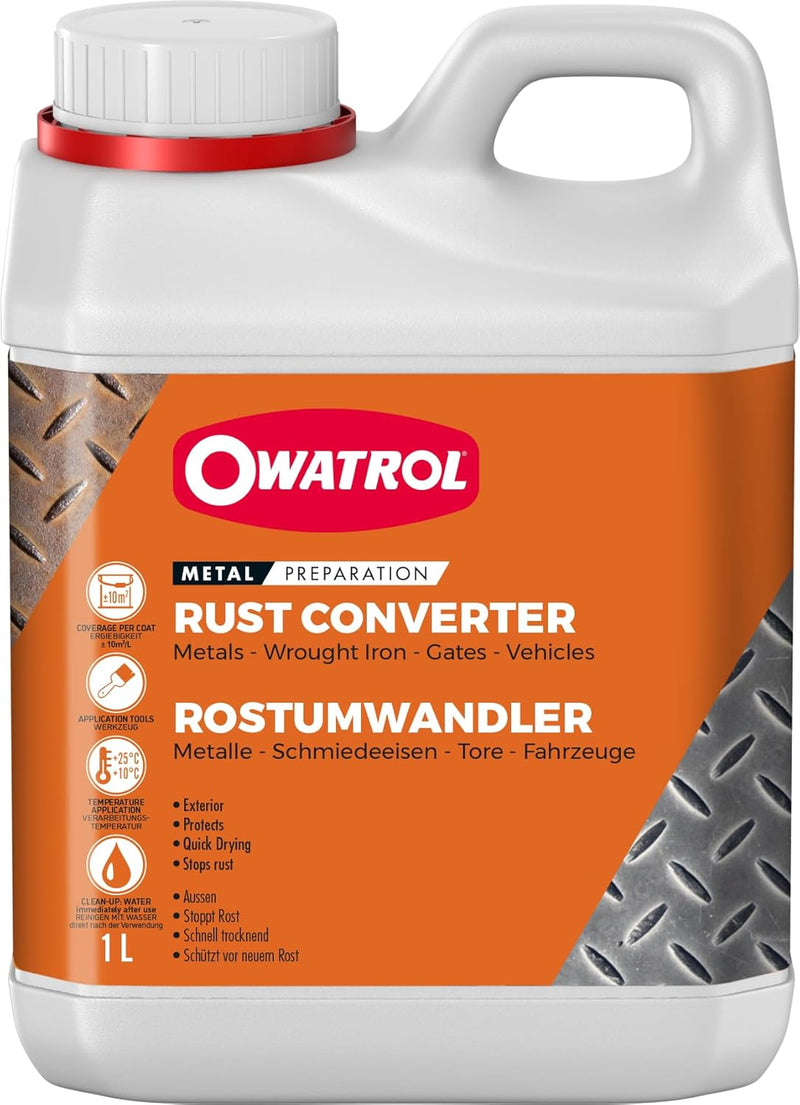 OWATROL® Rostumwandler [1Liter] - Rostumwandler mit Grundierung - Auto - Rostschutzgrundierung - Ros