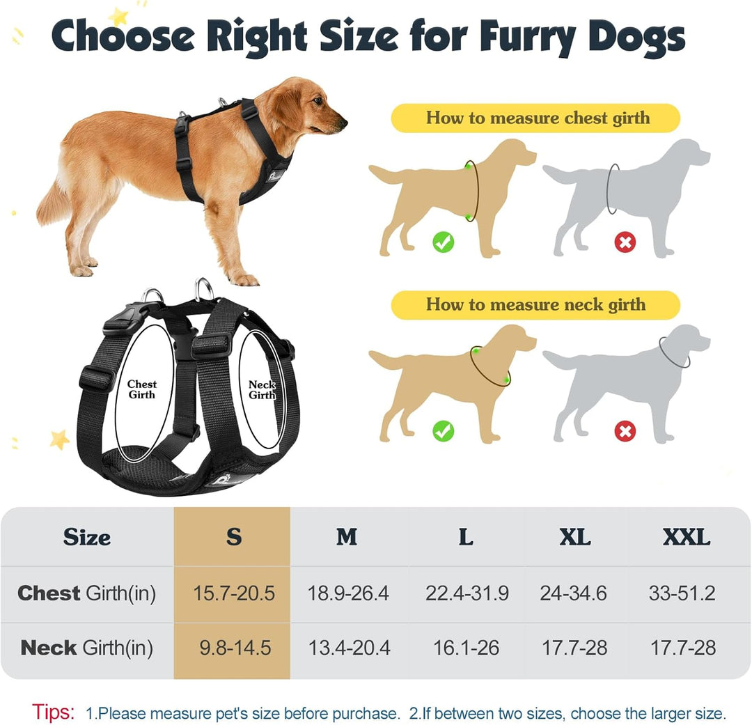 Pawaboo Hunde Sicherheitsgurt für Auto, Hundegeschirr mit Zwei Clips, Verstellbar Haustierweste und