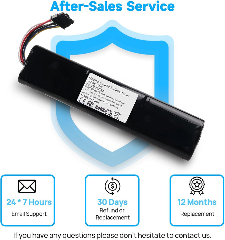 6500 mAh Akku Kompatibel mit Neato Botvac D3 D4 D5 D6 D7 D3+ D301 D303 D5+ D502 D503 D701 D702 D703