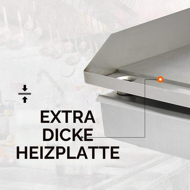 Kukoo 70 cm Elektrische Grillpfanne/Theken-Grill/Gewerbliche Grillpfanne/Grill/Fritteuse