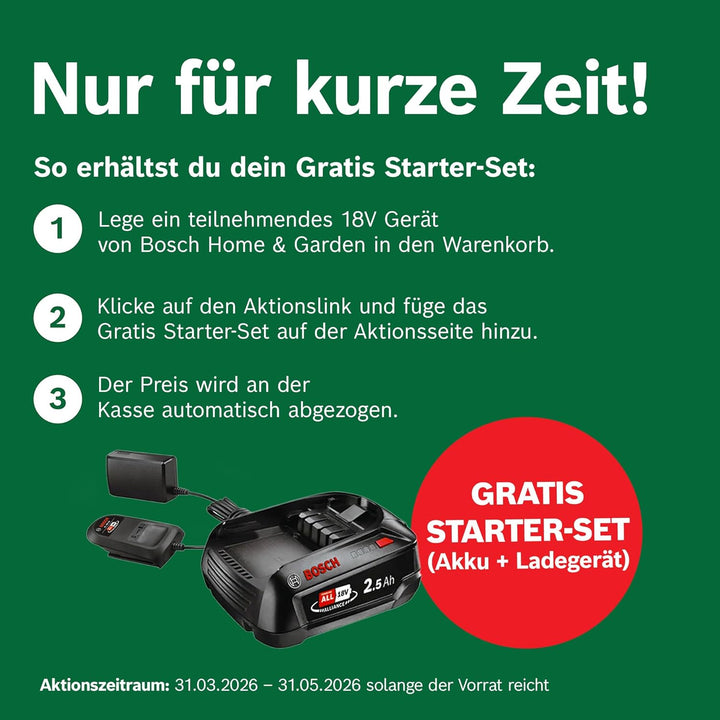 Bosch Akku Nass- und Trockensauger AdvancedVac 18V-8 (ohne Akku, 18 Volt System, mit Zubehörset, im