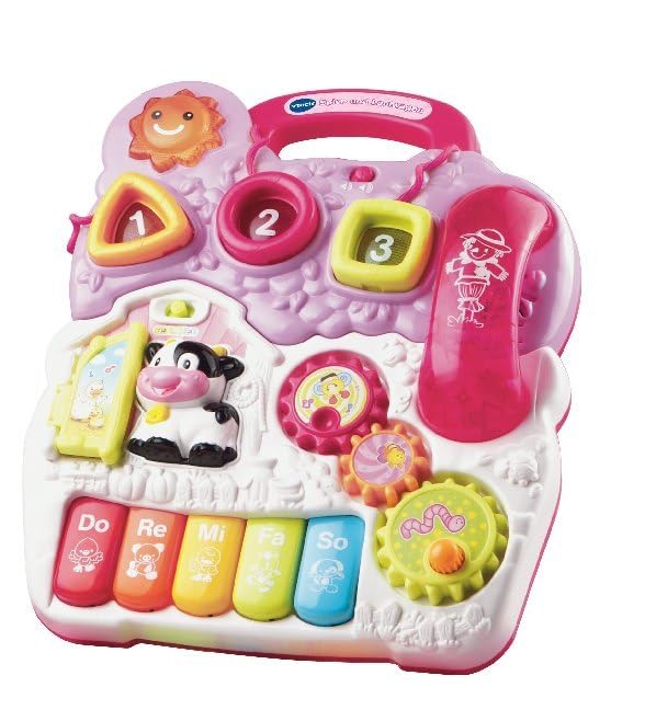 VTech Baby 80-077054 - Spiel und Laufwagen, Normalverpackung, rosa