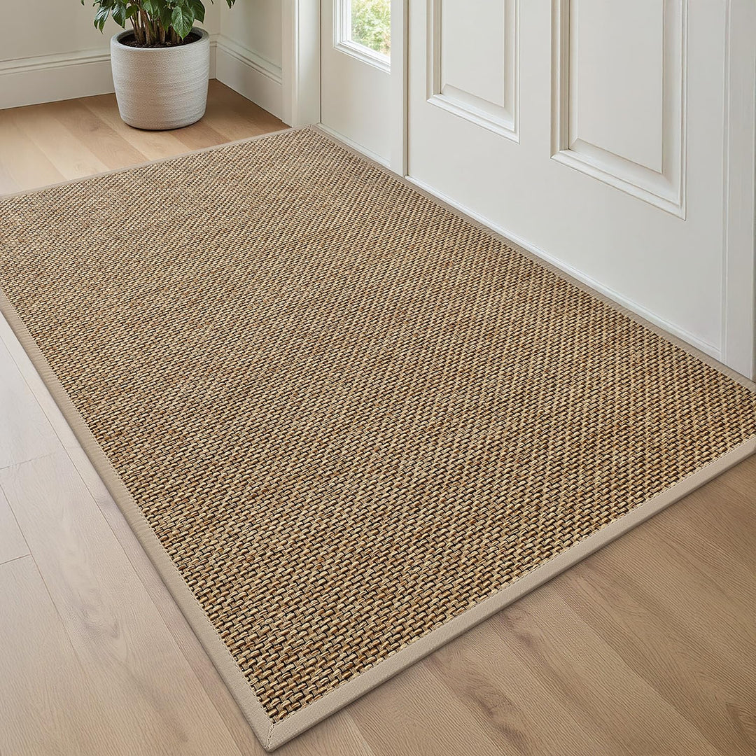 DEXI Fussmatte Innen 80 x 120 cm, rutschfest Schmutzfangmatte mit Gummirücken, absorbierend Fussmatt