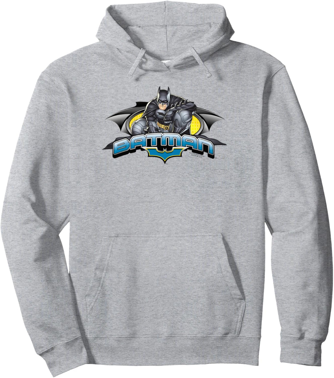 Batman Dark Knight Crouched Knight Pullover Hoodie